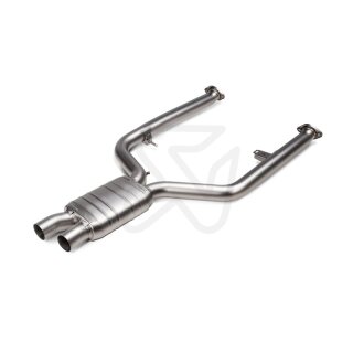 Akrapovic Evolution Verbindungsrohr Set (Titan) – Lang für BMW M4 (G82, G83) - OPF/GPF BJ 2021 > 2024 (E-BM/T/12)