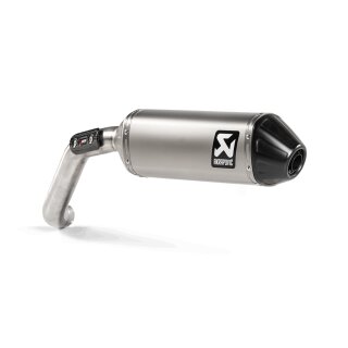 Akrapovic Slip-On Line (Titan) für Moto Guzzi V85 TT BJ 2019 > 2023 (S-MG8SO2-HFTT)