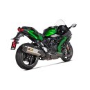 Akrapovic Slip-On Line (Titan) für Kawasaki Ninja H2 SX - BJ. 2021 > 2024 (S-K10SO30-HGIT)