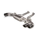 Akrapovic Slip-On Line (Titan) für BMW X5 M / X5 M Competition (F95) - OPF/GPF BJ 2021 > 2023 (S-BM/T/28H)