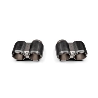 Akrapovic Endrohr-Set (Carbon) für BMW M2 Coupé (G87) - OPF/GPF BJ 2023 > 2025 (TP-CT/69)