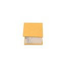 Leder Memo-Notizblock - Gelb
