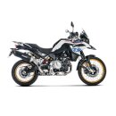 Akrapovic Slip-On Line (Titan) für BMW F 850 GS / ADVENTURE  BJ. 2018 >2023 (S-B9SO3-HFBFCTBL/1)