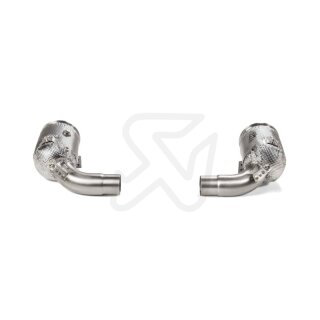 Akrapovic Verbindungsrohr Set Edelstahl mit KAT für Porsche 911 Carrera /T/S/4S/Cabriolet/Targa (992.2) mit/ohne OPF/GPF BJ. 2025 - L-PO/SS/6