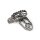 Akrapovic Adventure Footpeg Set (Titan) für CFMOTO 450MT - BJ. 2024 > 2026 (F-CF4T1)