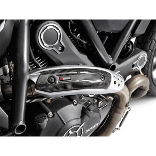 Akrapovic Hitzeschutz (Carbon) für Ducati Scrambler Icon/Urban Enduro/Classic/Full Throttle BJ 2015 > 2020 (P-HSD12E3)