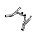 Akrapovic Optional Sammler (Titan) für Yamaha VMAX -...