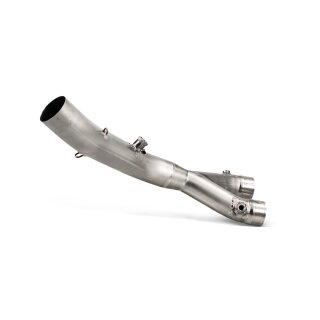 Akrapovic Slip-On Rennstrecken-Ausführung Verbindungsrohr/Sammler (Titan) für YAMAHA R1 (L-Y10SO11T/TD)