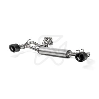 Akrapovic Slip-On Line (Edelstahl) für Abarth 595/595C/Turismo BJ 2012 > 2020 (M-FI/SS/1H/1)