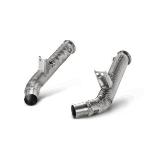 Akrapovic Downpipe Set ohne Kat (Edelstahl) für Alfa Romeo Giulia Quadrifoglio BJ 2016 > 2020 (DP-AR/SS/2)