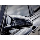 Akrapovic Carbon Fiber Mirror Cap Set - Glänzend für BMW M2 Competition / M2 CS (F87N) - OPF/GPF BJ (WM-BM/CA/2/G)
