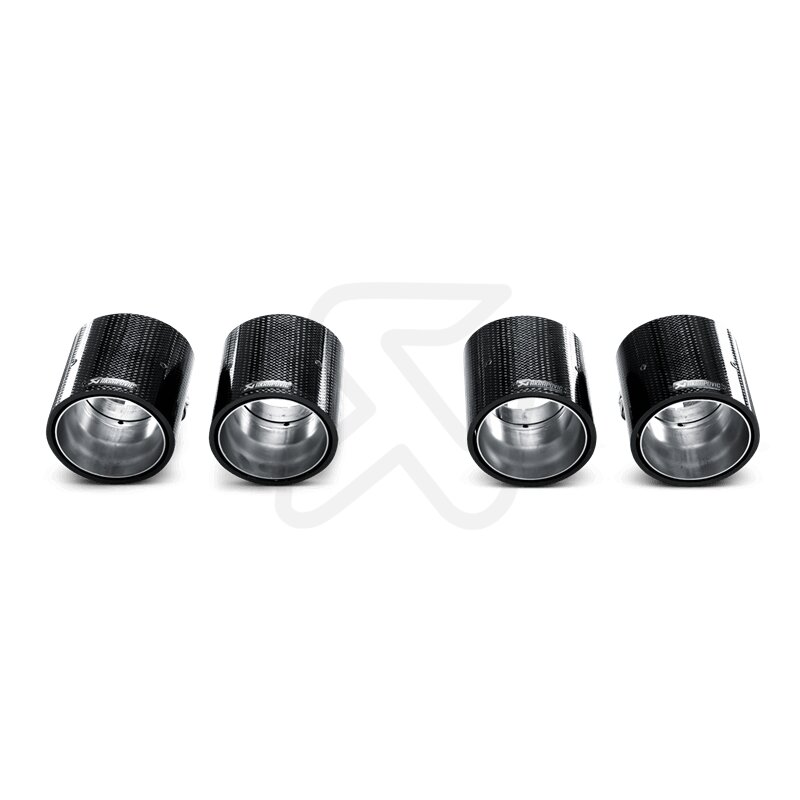 Auspuff Endrohre Sport Carbon Schwarz Passend Für BMW 3er E90 E91