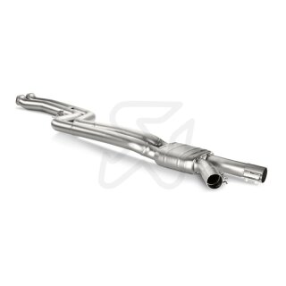 Akrapovic Evolution Verbindungsrohr Set (Titan) für BMW M4 (F82, F83) BJ 2014 > 2020 (E-BM/T/3)