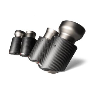 Akrapovic Endrohr-Set (Carbon) für BMW X4 M / X4 M Competition (F98) - OPF/GPF BJ 2020 > 2024 (TP-CT/60)