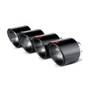 Akrapovic Endrohr Set (Carbon, 115 mm) für Chevrolet...