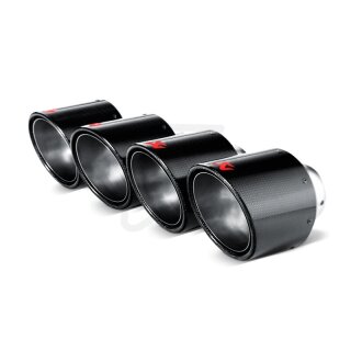 Akrapovic Endrohr Set (Carbon, 125 mm) für CHEVROLET / NISSAN Corvette ZO6/ZR1 (C6); GT-R (TP-NIR35C)