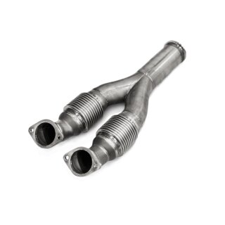 Akrapovic Verbindungsrohr (Edelstahl) für Nachrüst Turbolader für Nissan GT-R BJ 2008 > 2024 (L-NI/SS/4)