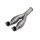 Akrapovic Link pipe (Edelstahl) für aftermarket turbochargers für Nissan GT-R BJ 2008 > 2022 (L-NI/SS/4)