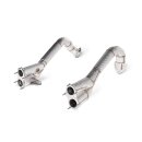 Akrapovic Verbindungsrohr Set (Edelstahl) für Porsche 718 Cayman GT4 / Spyder - OPF/GPF BJ 2020 > 2020 (L-PO/T/13)