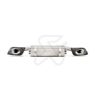 Akrapovic Slip-On Line (Titan) für PORSCHE 911 Turbo/Turbo S (991) (S-PO991TSO-HT)