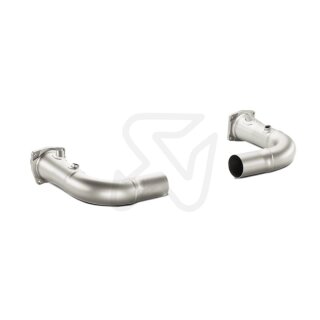 Akrapovic Verbindungsrohr Set ohne Kat (Titan) für Porsche 911 Turbo/Turbo S (991) BJ 2014 > 2015 (L-PO991T/2)