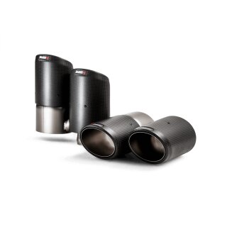 Akrapovic Endrohr-Set (Carbon) für Porsche Cayenne / Coupé (536) - OPF/GPF BJ 2019 > 2021 (TP-CT/53)