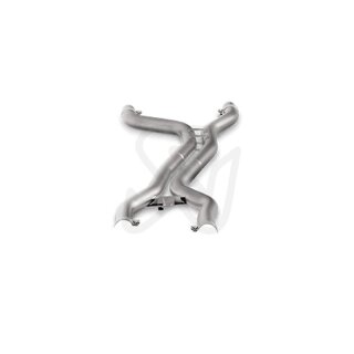 Akrapovic Evolution Verbindungsrohr Set (Titan) für Porsche Cayenne GTS (958 FL) BJ 2015 > 2017 (E-PO/T/3)